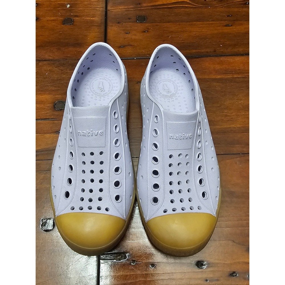Native Jefferson Kids Lavender Purple Gum Sole EVA Slip On Shoes C12 Unisex - Picture 1 of 5